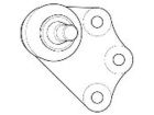 Pivô de Suspensão Dianteiro Esquerdo NAKATA para Fiat Palio 1.8 8V 1.8 16V ADVENTURE ADVENTURE LOCKER TREKKING SW 2009 até 2020 - Cod. N-96026