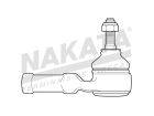 Terminal de Direção NAKATA para Renault Clio 1.0 1.6 16V 1.0 1.6 8V Flex Gasolina 2000 até 2016 - Cod. N99059